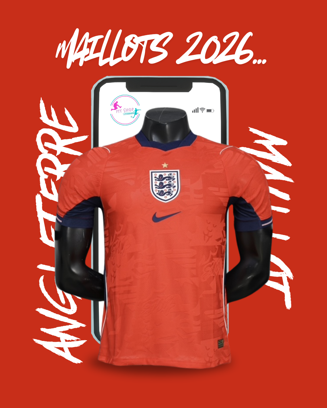 Maillot Angleterre exterieur