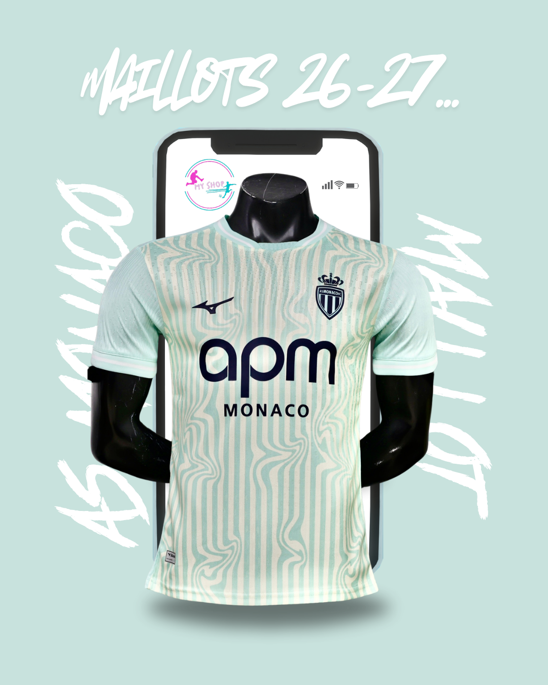Maillot As Monaco Thrid