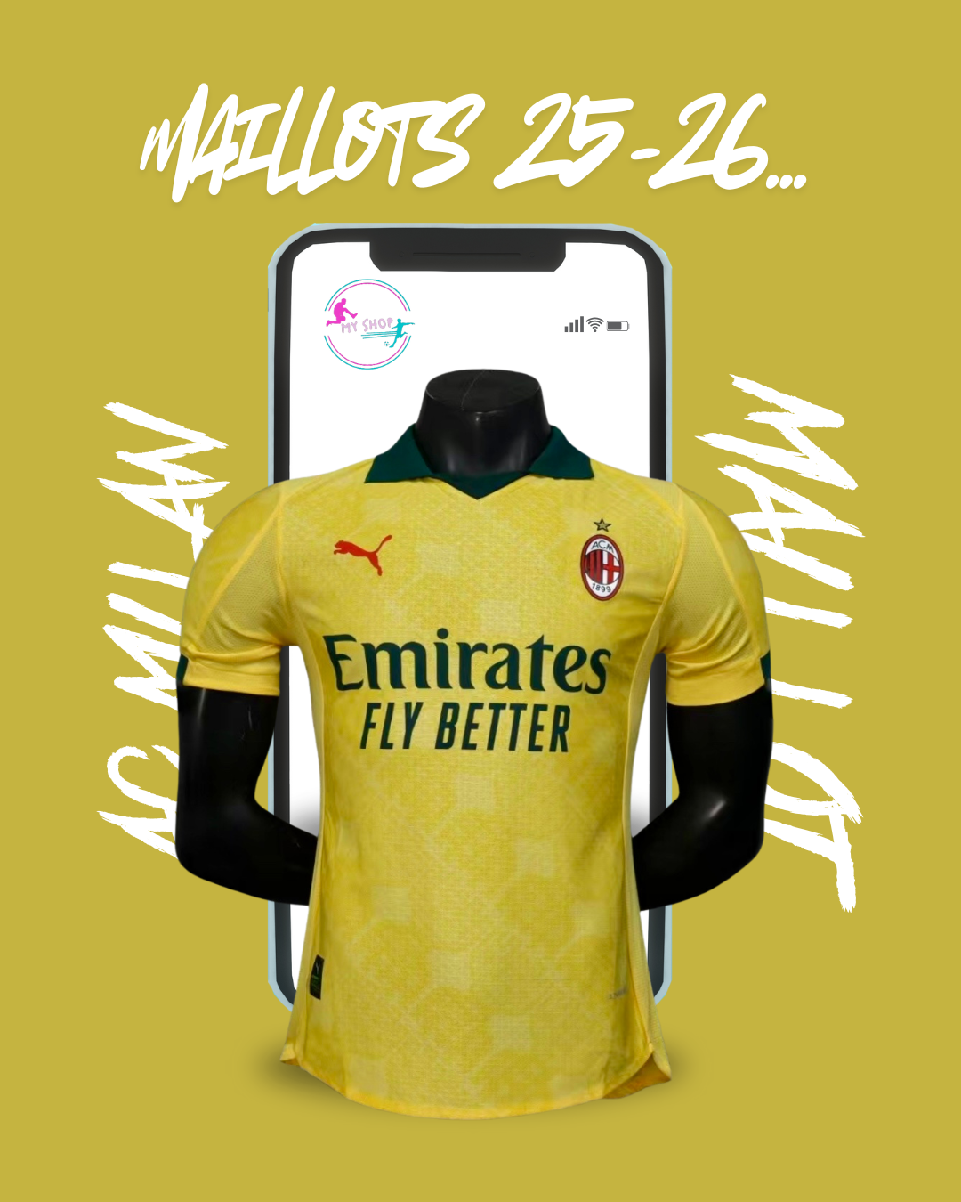 Maillot Ac Milan thrid
