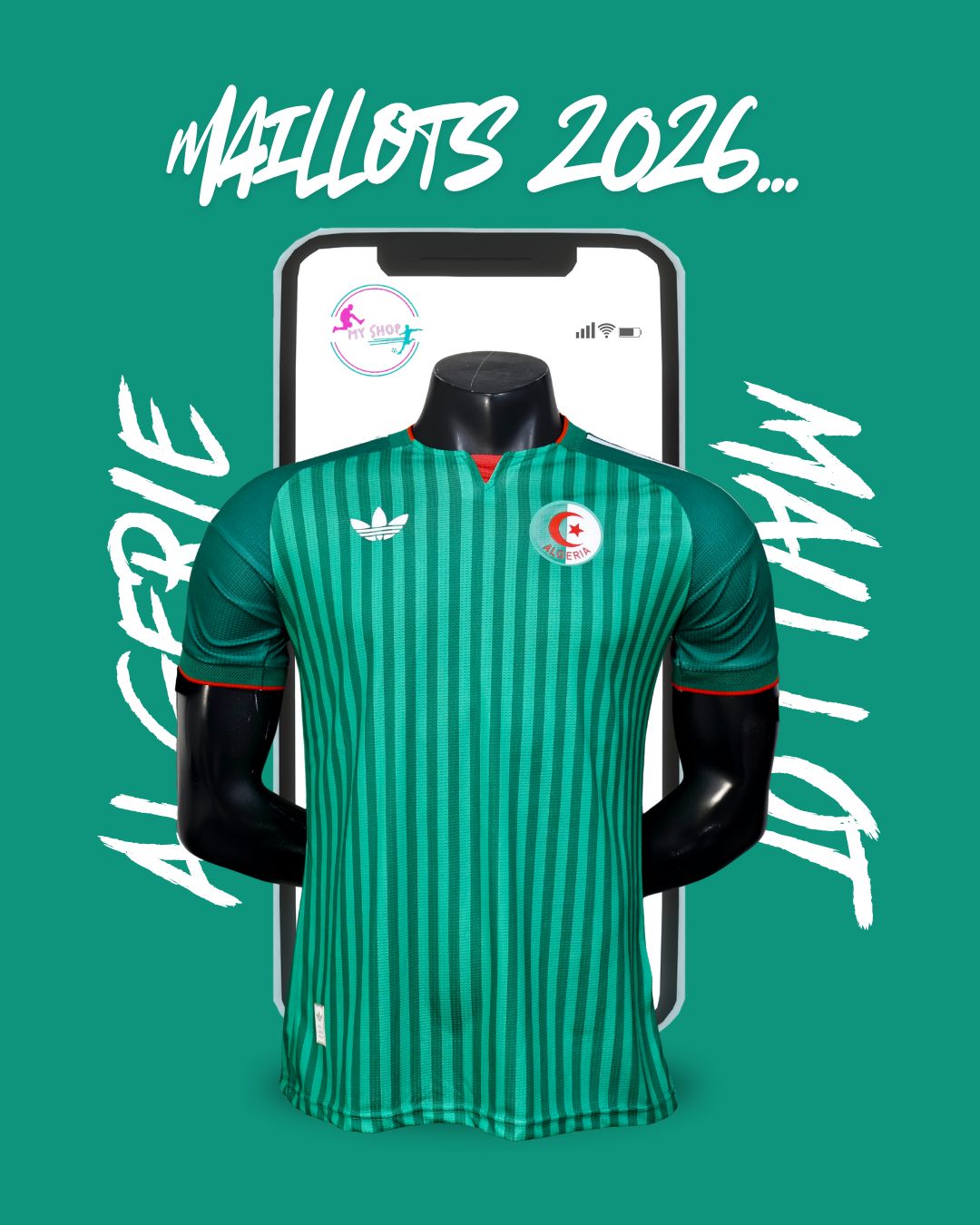 Maillot Algerie exterieur