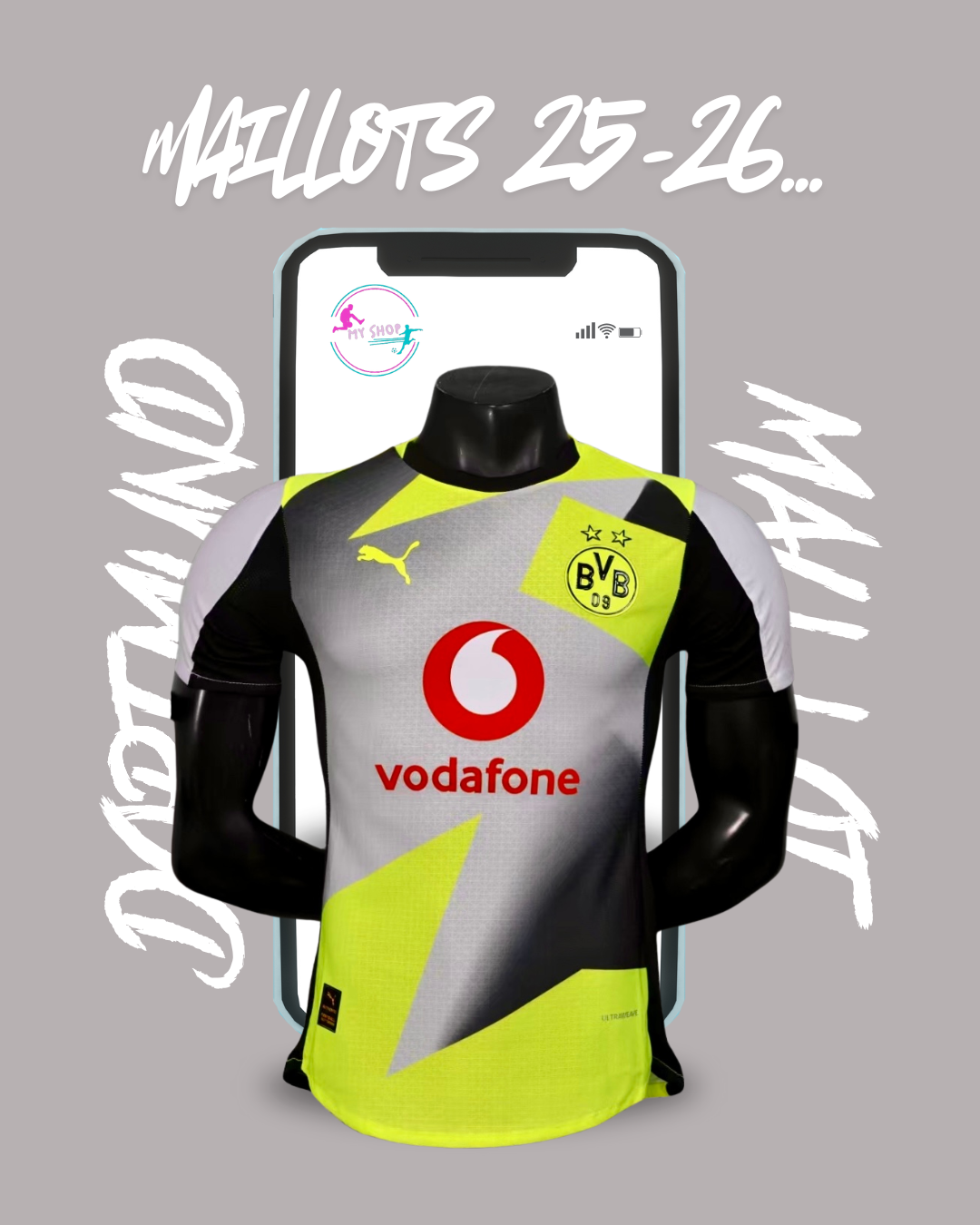 Maillot Dortmund exterieur