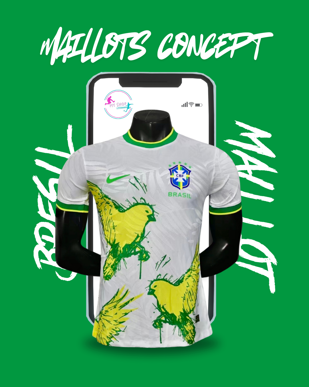 Maillot Bresil concept