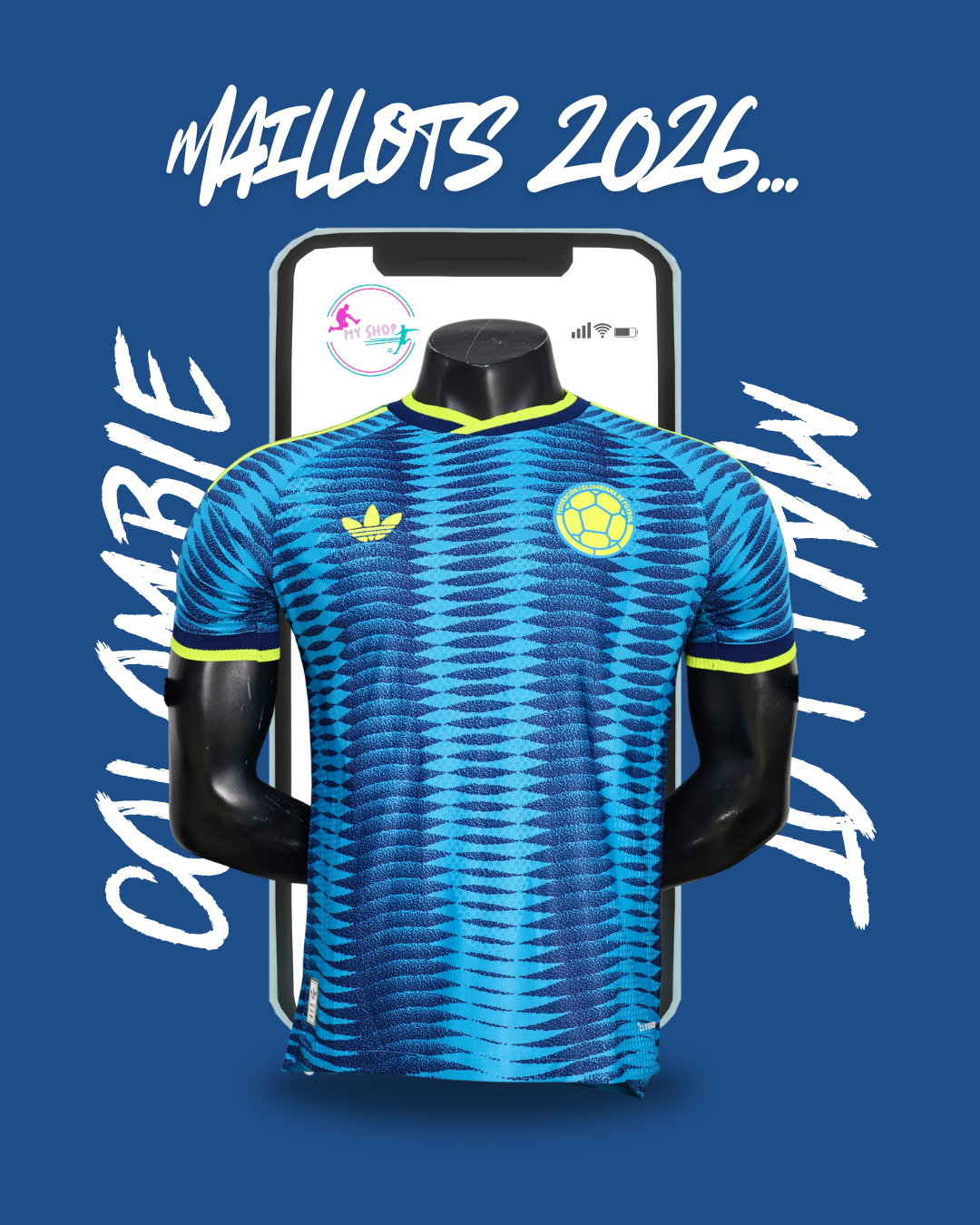 Maillot Colombie exterieur