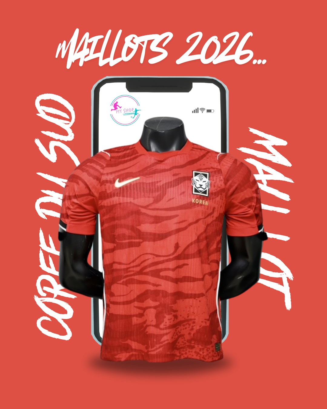 Maillot Coree du sud