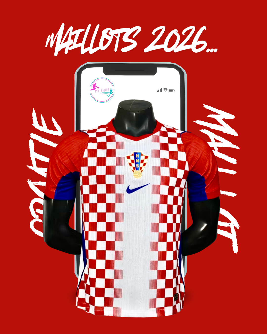 Maillot Croatie