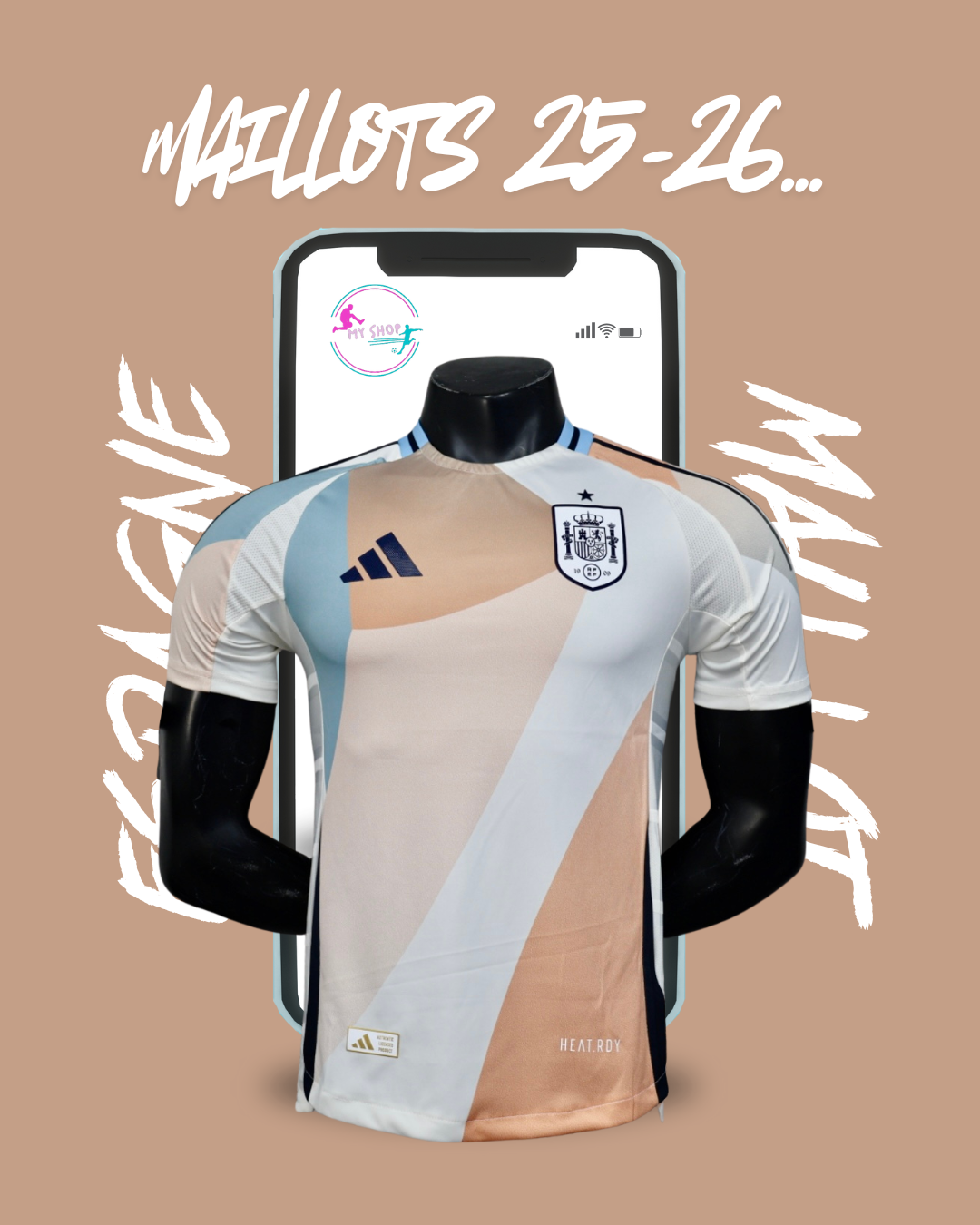 Maillot Espagne exterieur