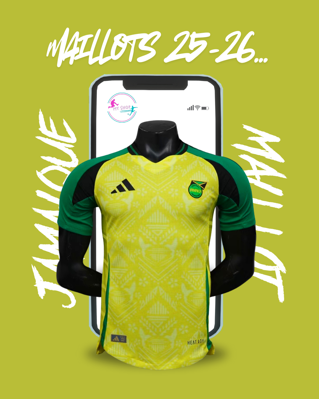 Maillot jamaique exterieur