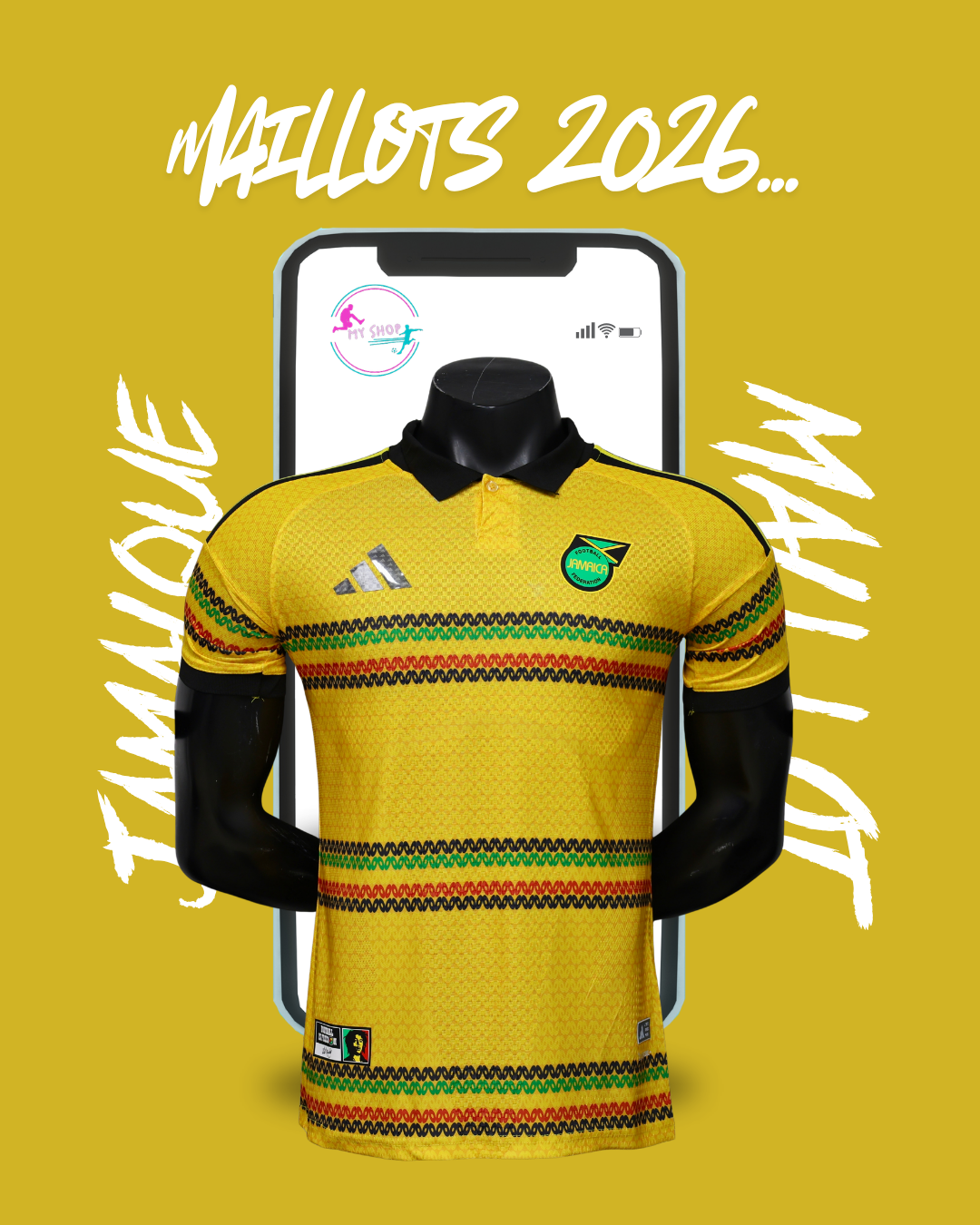 Maillot jamaique exterieur