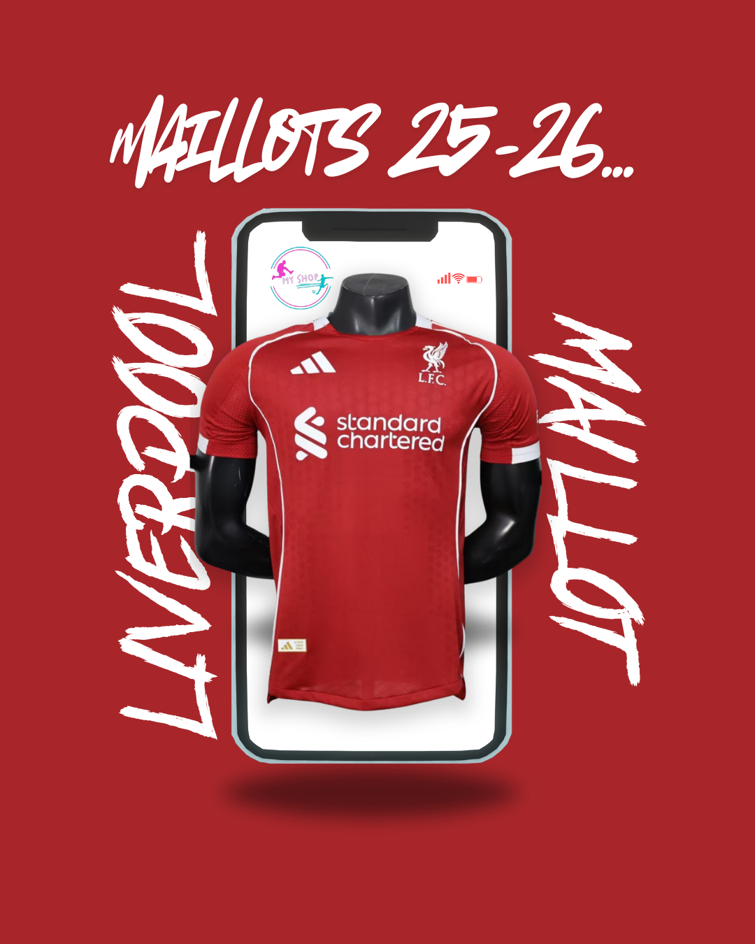 Maillot Liverpool domicile