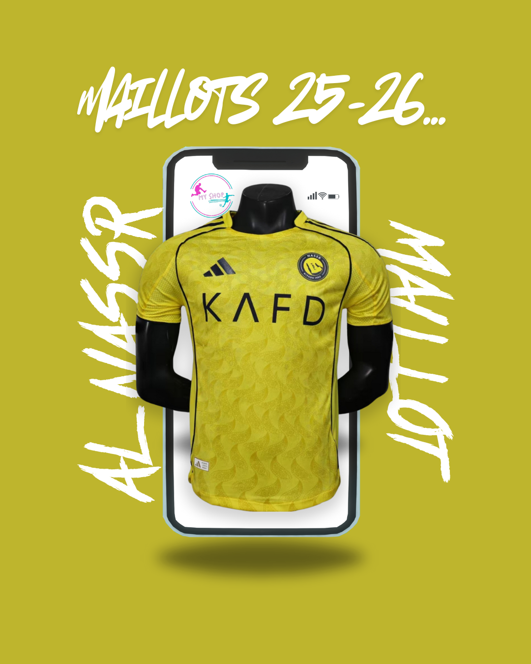 Maillot Al Nassr domicile