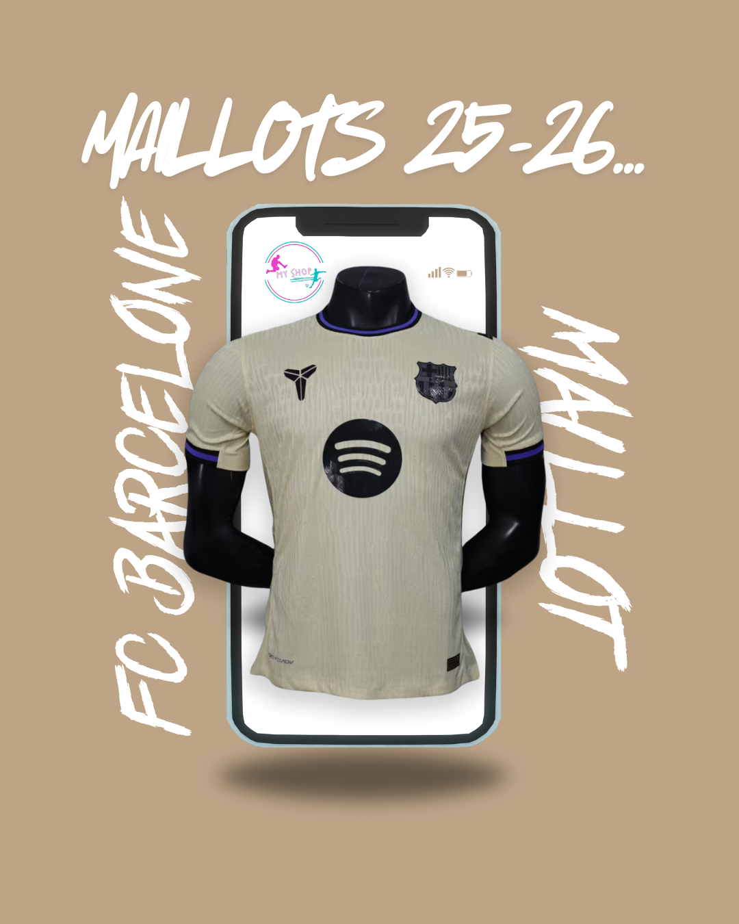 Maillot FC Barcelone exterieur