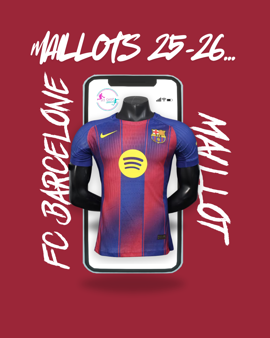Maillot FC Barcelone