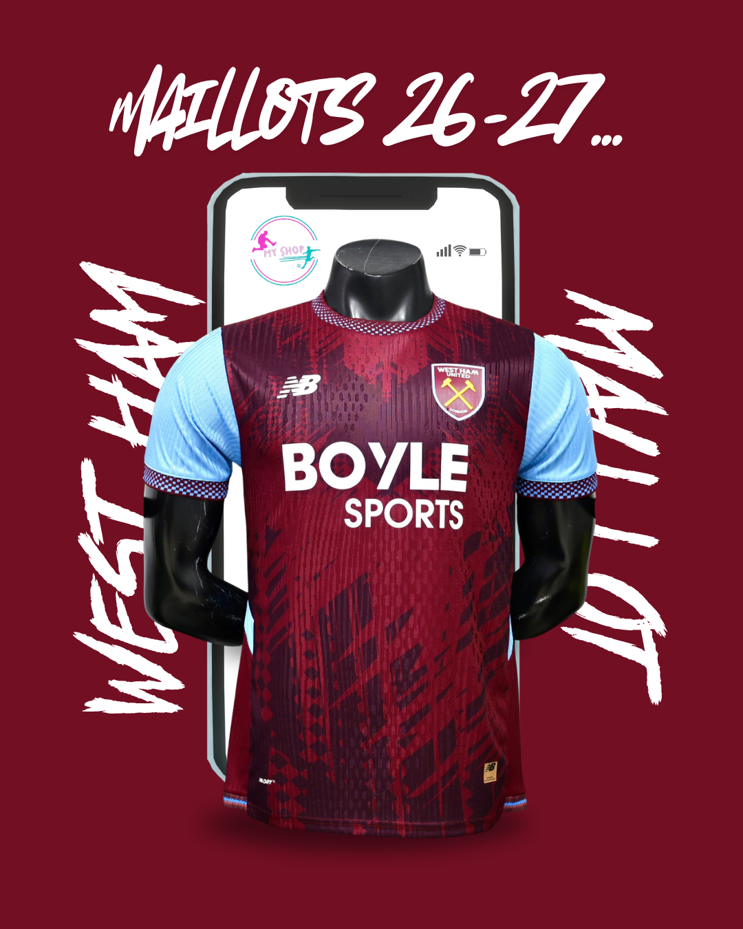 Maillot West Ham
