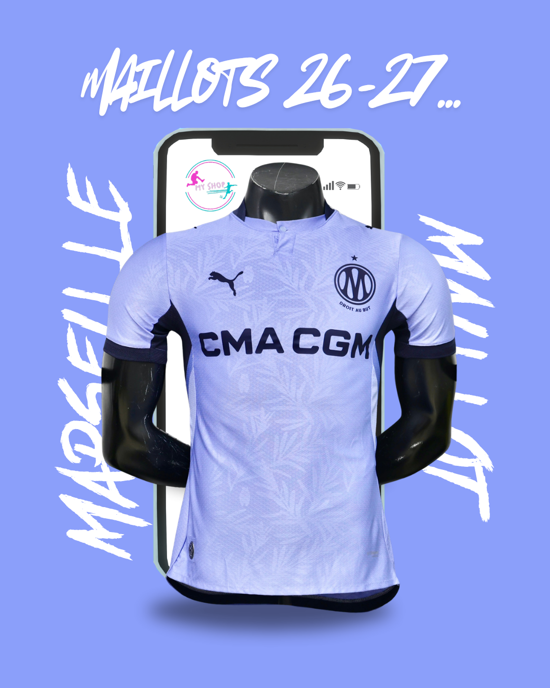 Maillot OM Thrid