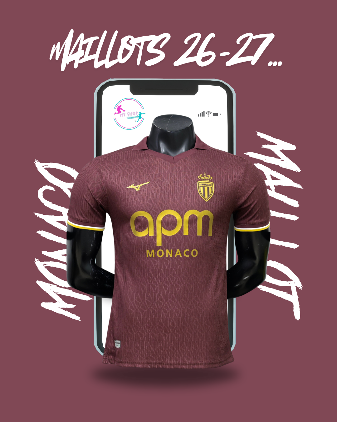 Maillot As Monaco Thrid