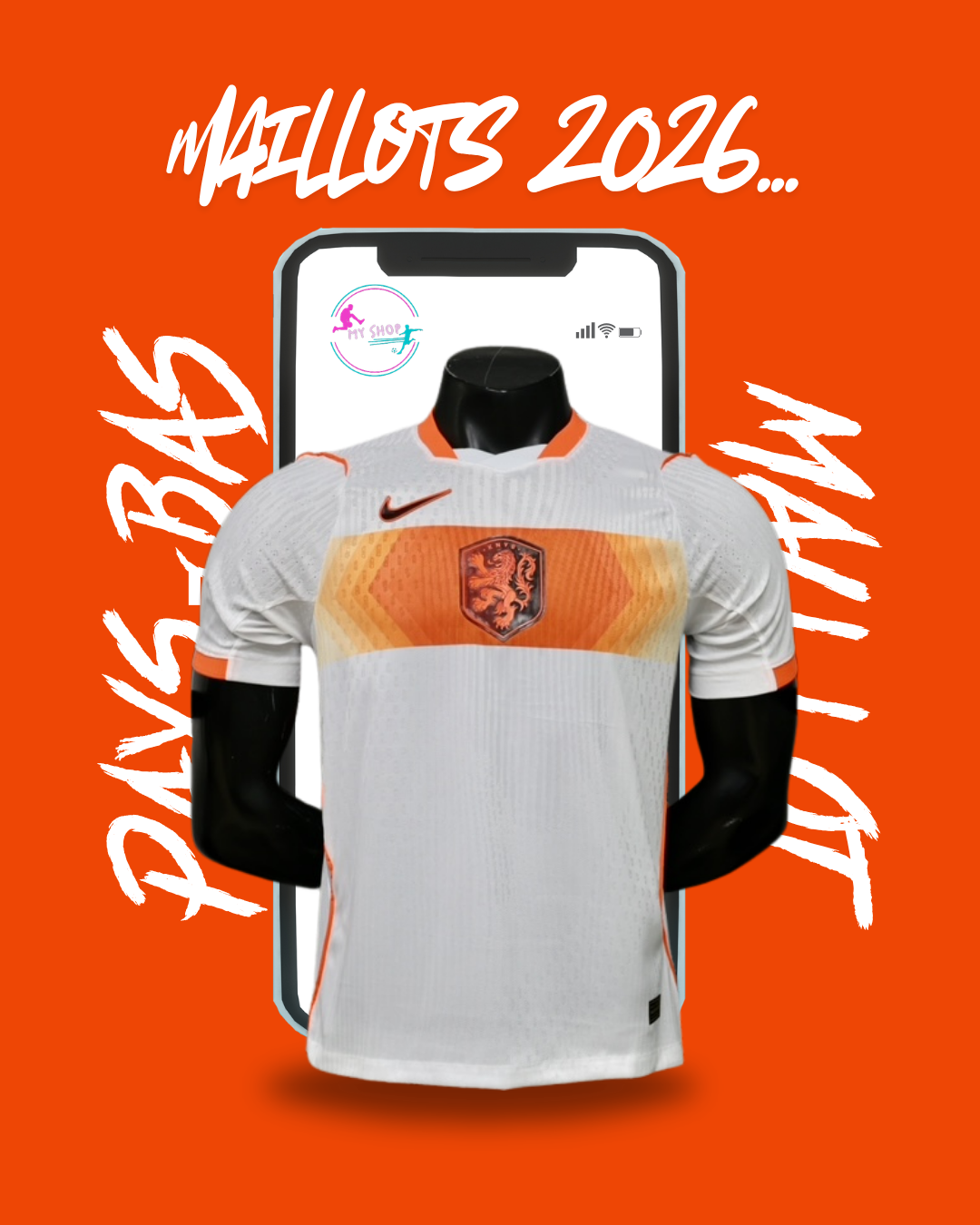Maillot Pays-Bas exterieur