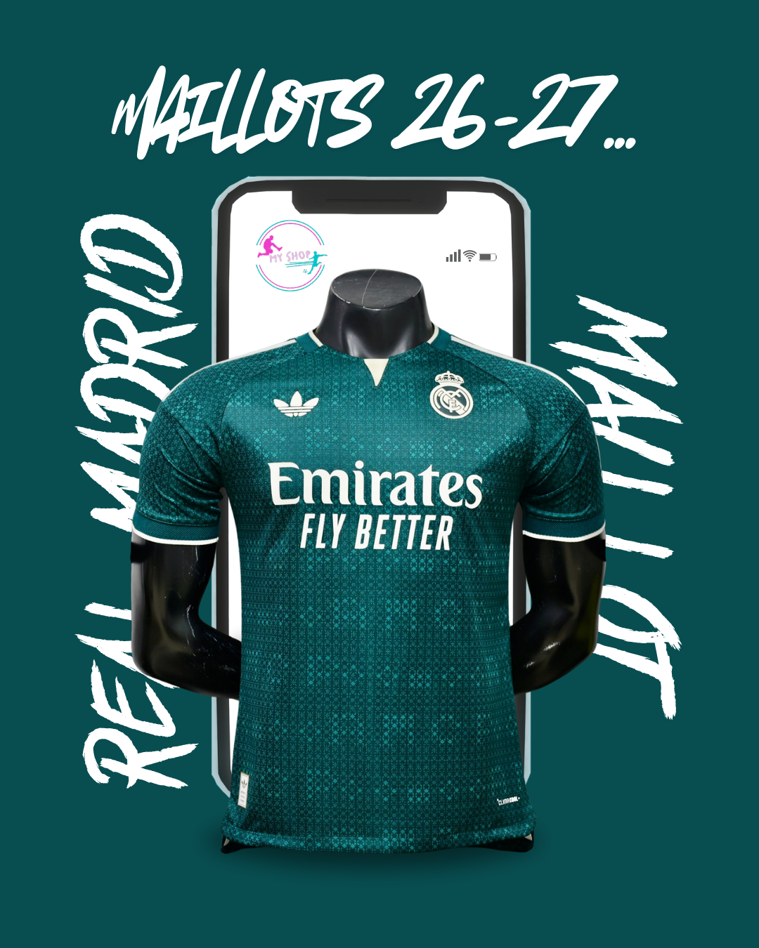 Maillot Real Madrid exterieur