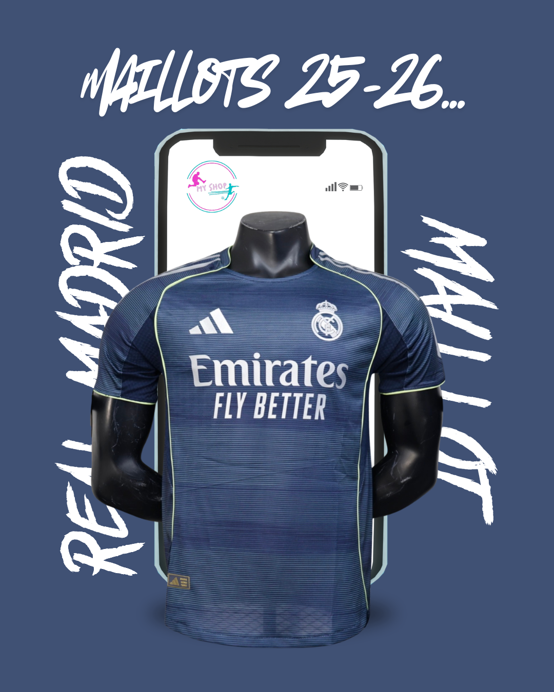 Maillot Real Madrid exterieur
