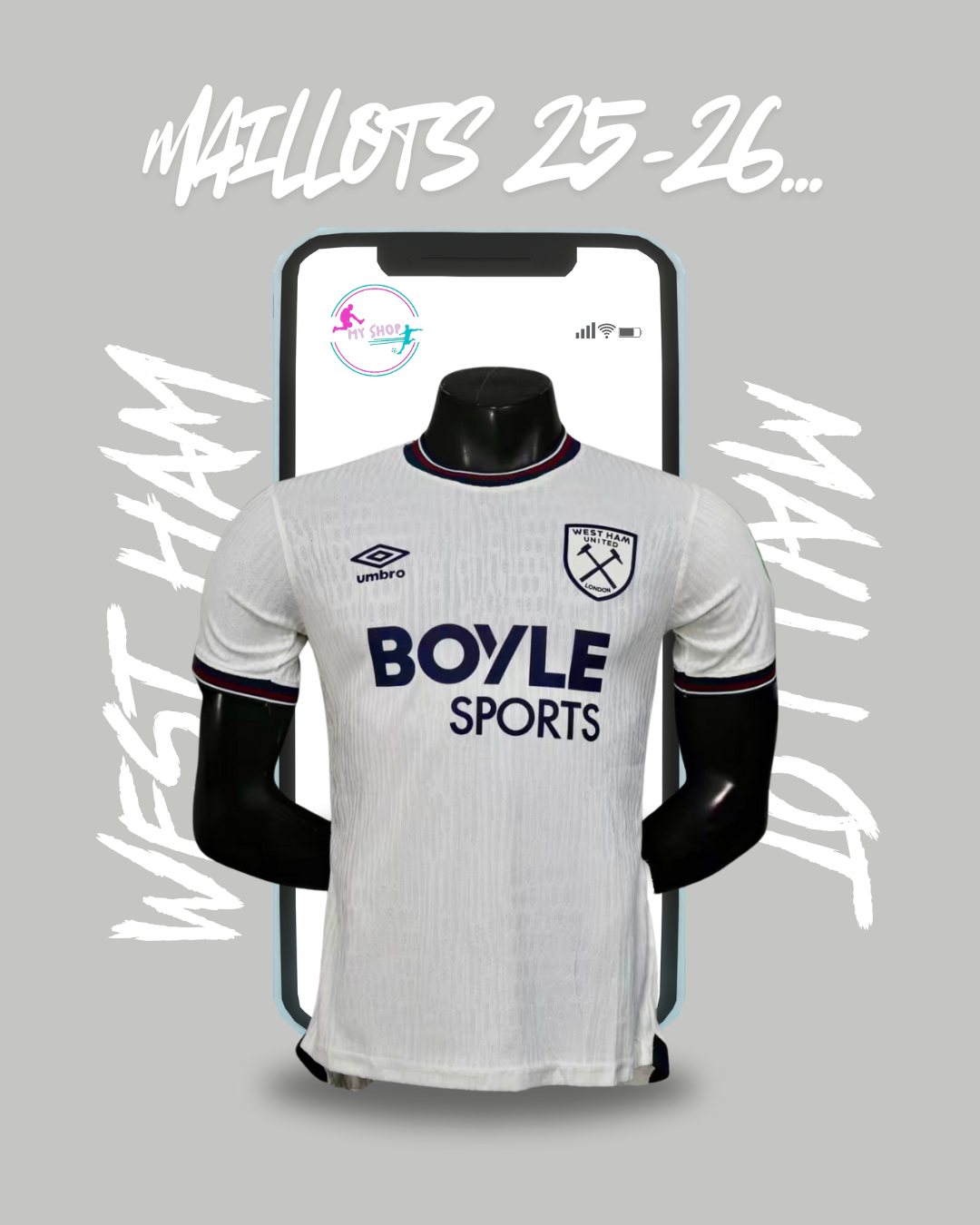 Maillot West Ham