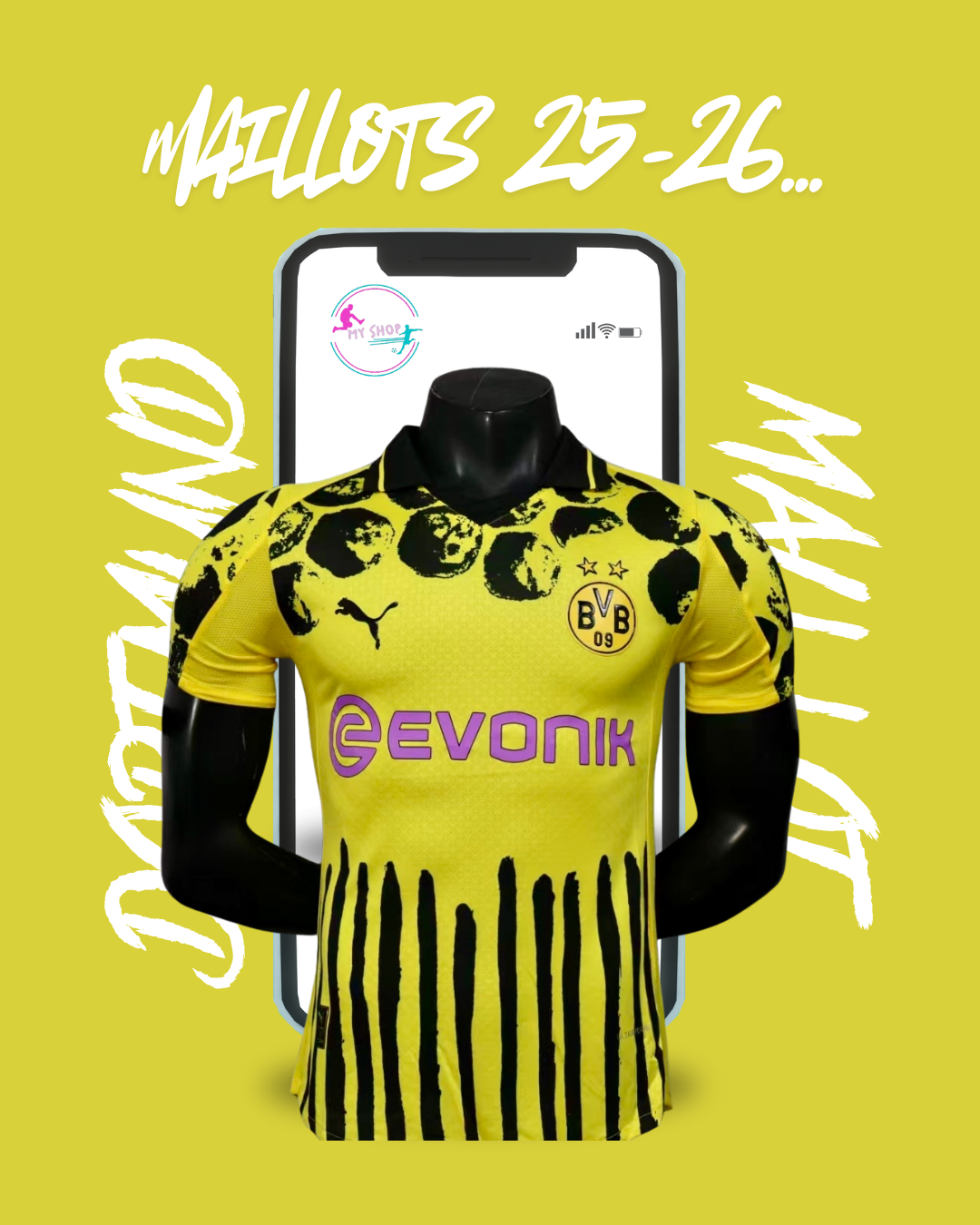 Maillot Dortmund x KidsSuper